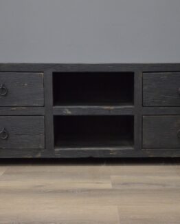 Zwart tv meubel 160 cm