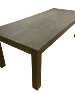 Teak eettafel grijs – 240 x 100 cm